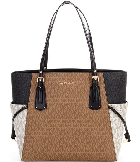 michael kors monogram east west signature tote mocha|Amazon.com: Michael Kors East West Tote.